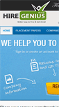 Mobile Screenshot of portal.hiregenius.com